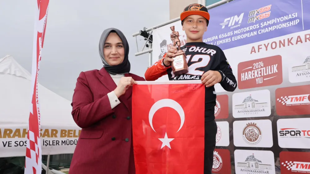 Afyonkarahisar'da 19 Mayıs Motokros Şampiyonaları Ödül Töreni